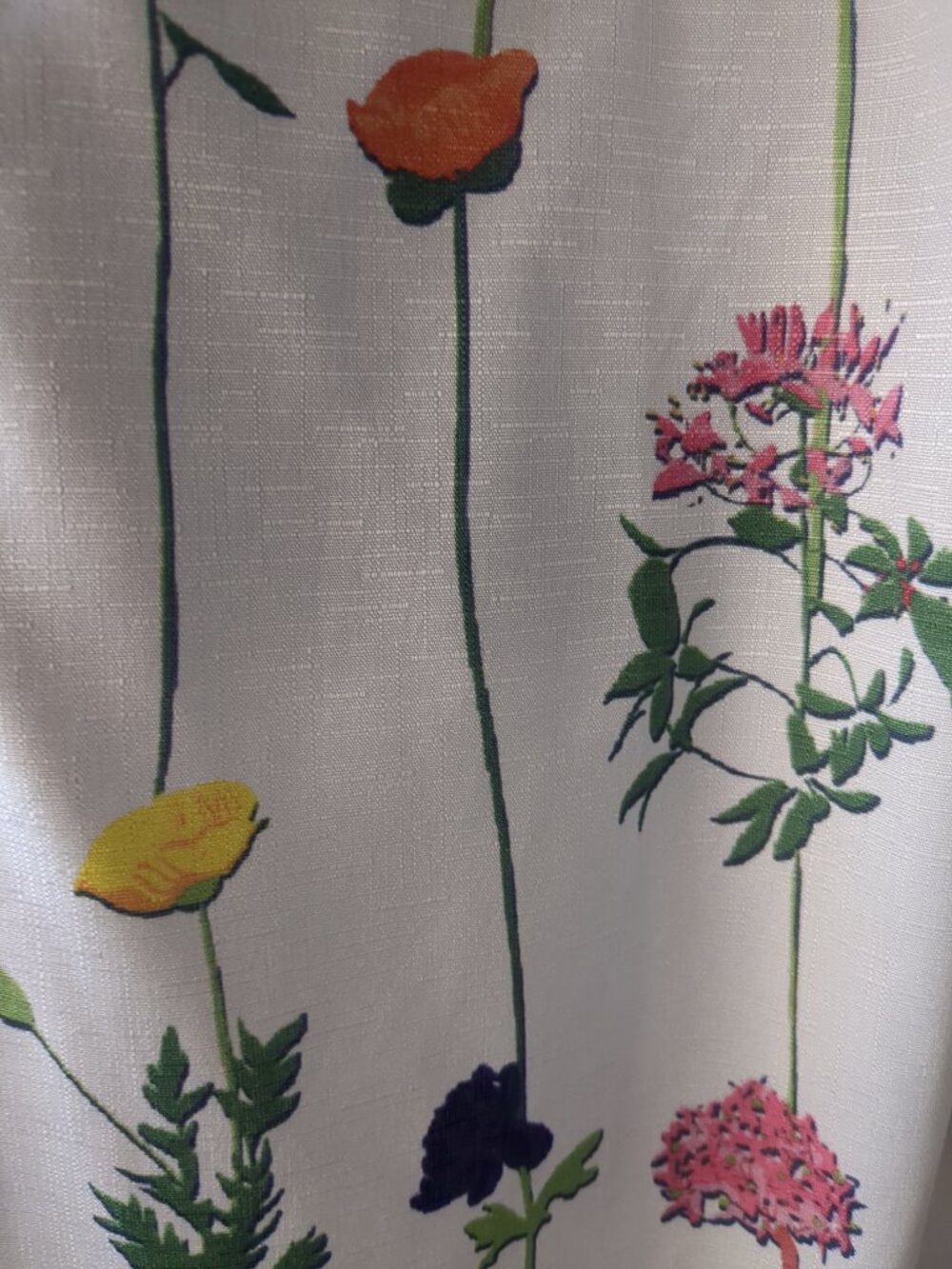 L Oversized Floral Long Sleeve Tunic Top - Picture 4 of 9